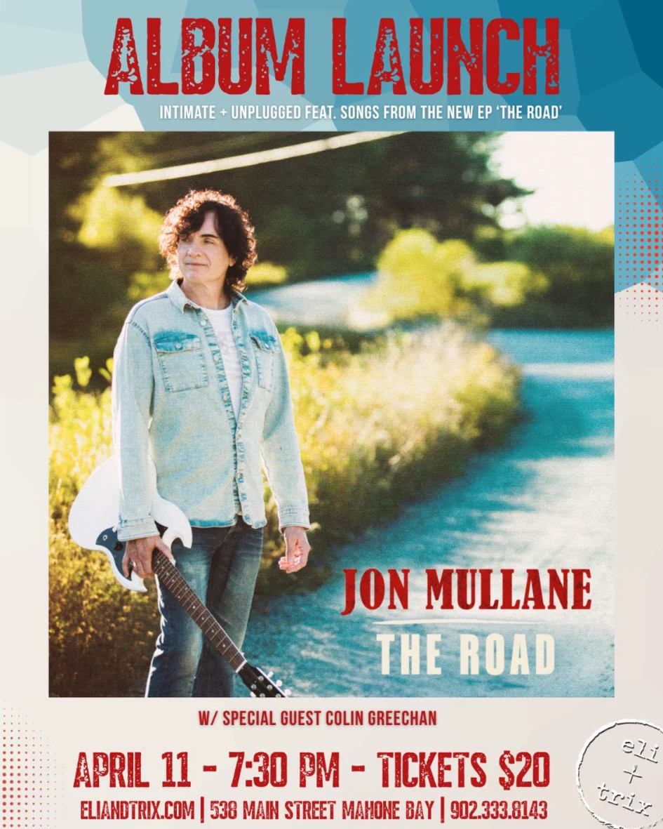 Jon Mullane- The Road Jon Mullane, one of Canada's most consistently compelling voices in modern rock, pop, and country – has released 'The Road'